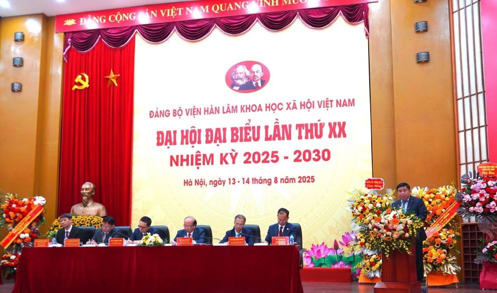 KHAI MẠC ĐẠI HỘI ĐẠI BIỂU ĐẢNG BỘ VIỆN HÀN LÂM KHOA HỌC XÃ HỘI VIỆT NAM LẦN THỨ XX, NHIỆM KỲ 2025 - 2030